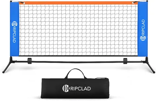 Mini red de pickleball de 5 pies portátil para exteriores e interiores, pequeña red de pickleball para práctica, fácil de instalar, diseño ligero y