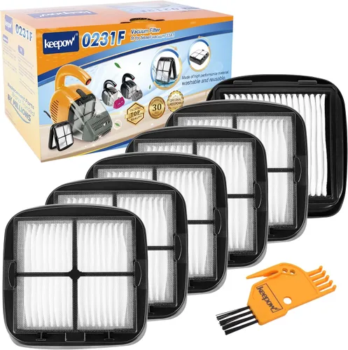 Miniatura 9 de KEEPOW Filtro de borrador de pelo de mascotas 97D5, paquete de 2 – Compatible con el borrador de pelo de mascotas Bissell con cable para aspiradora