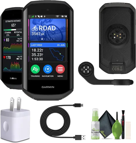Garmin Edge 1050, computadora de ciclismo premium, pantalla táctil de colores vivos, altavoz incorporado, funciones avanzadas de entrenamiento en