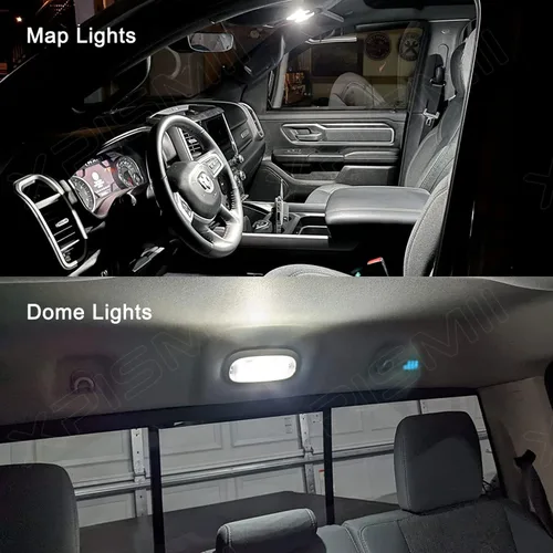 Miniatura 5 de Xpismii Kit de 12 luces LED blancas de 6000 K para interior Ram de 2009, 2010, 2011, 2012, 2013, 2014, 2015, 2016, 2017, 2018, Dodge Ram 1500 2500
