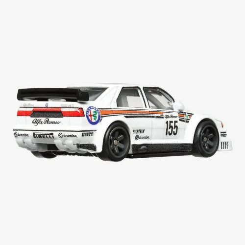 Miniatura 3 de Hot Wheels Alfa Romeo 155 V6 Ti, Spettacolare 1/5 [Blanco]