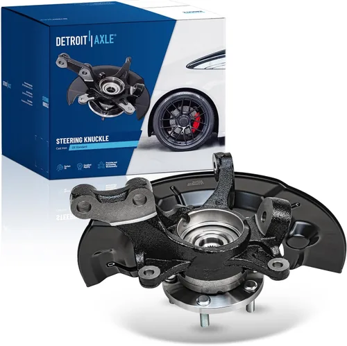 Miniatura 21 de Detroit Axle - Conjunto de manguetas de dirección delanteras de 2 piezas para Hyundai Accent 06-11, 2 manguetas de dirección y conjunto de buje
