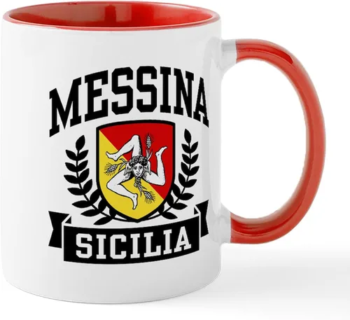 Miniatura 54 de CafePress Sicilia Mug - Taza de café de cerámica (11.0 fl oz)