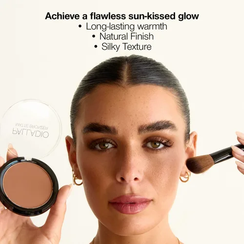 Miniatura 5 de Palladio Bronceador mate, sin líneas de bronceado