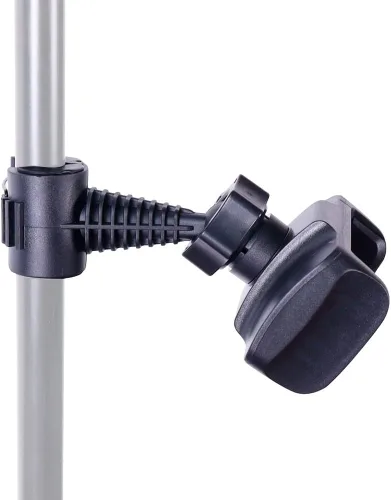 Miniatura 2 de Soporte de teléfono celular para soporte de micrófono, giratorio de 360°, soporte de abrazadera ajustable para teléfono inteligente, compatible