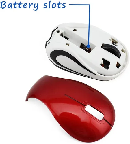 Miniatura 5 de Ratón inalámbrico lindo mini ratón de computadora para computadora portátil tamaño pequeño Ratones ópticos USB 3 botones 1000 DPI ratón inalámbrico