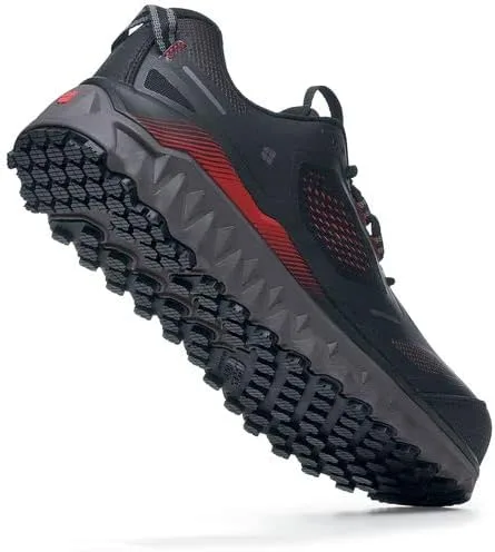 Miniatura 2 de Shoes for Crews Bridgetown - Zapatos de trabajo antideslizantes para hombre, resistentes al agua, puntera suave y nanocompuesta, color negro