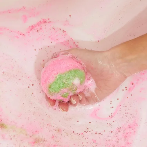 Miniatura 6 de Fizz & Bubble Bomba de baño artesanal hidratante prémium para adultos, mujeres, niños y regalos - Mojito de menta