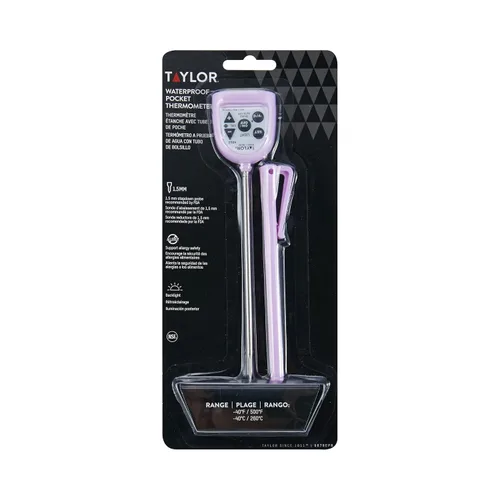 Miniatura 3 de Taylor 9878EPR Termómetro de bolsillo digital impermeable para alérgenos