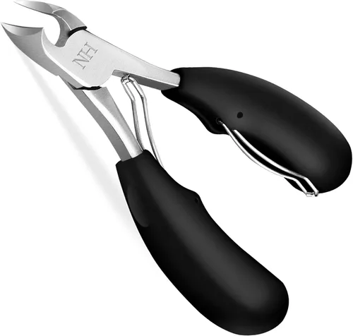 New Huing Podólogo Cortaúñas de los pies, cortaúñas profesionales gruesas y encarnadas para hombres y personas mayores, cortaúñas de pedicura,