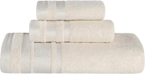 Miniatura 70 de Superior Juego de toallas de algodón de 9 piezas, toallas absorbentes suaves de felpa, artículos esenciales de baño, ducha, lujo, esponjosas