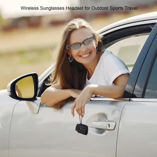 Miniatura 4 de Gafas de sol inalámbricas inteligentes auriculares manos libres estéreo 5.0 música gafas de sol hombres mujeres auriculares deportivos compatibles