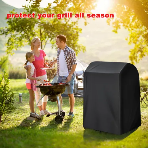 Miniatura 7 de Funda para parrilla, 40 pulgadas, resistente al agua, resistente a los rayos UV, para parrilla al aire libre, apta para Nexgrill Brinkmann Weber