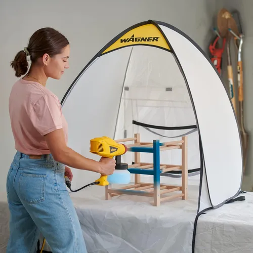 Miniatura 6 de Wagner Spraytech C900051 HomeRight - Refugio pequeño en aerosol para el hogar, cabina de pintura portátil para pintura en aerosol de bricolaje