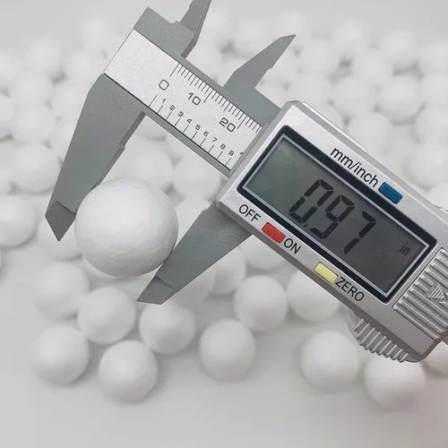 Miniatura 3 de Crafjie Paquete de 80 bolas de espuma para manualidades, 1 pulgada de diámetro, poliestireno para manualidades y manualidades, adornos, espuma