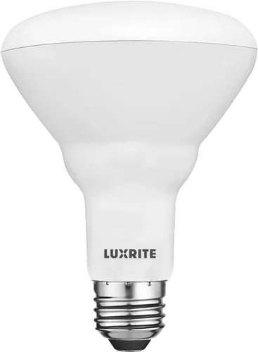 LUXRITE Bombilla LED BR30, 8.5 W (equivalente a 65 W), blanco cálido de 2700 K, 650 lúmenes, Energy Star, regulable, clasificación húmeda, bombilla