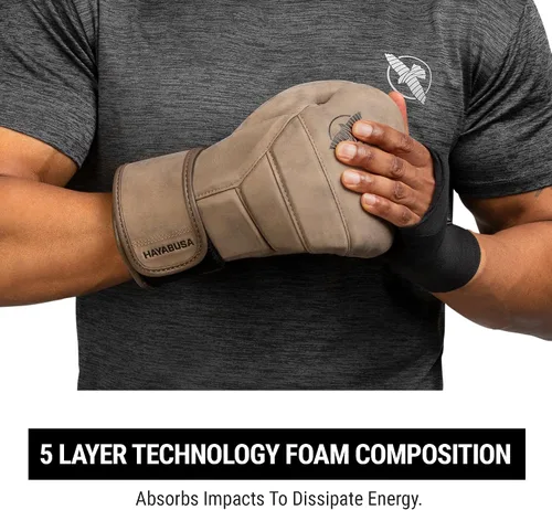 Miniatura 5 de Guantes de boxeo de cuero Hayabusa T3 LX para hombres y mujeres para entrenamiento, sparring, saco pesado y trabajo con manoplas