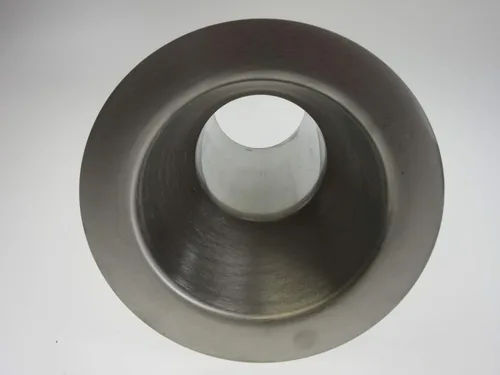 Miniatura 4 de Tubo de molinillo de carne de tamaño #32 para llenar bolsas de congelador. Diámetro base de 6 pulgadas. Se adapta a picadoras de carne que tienen 3
