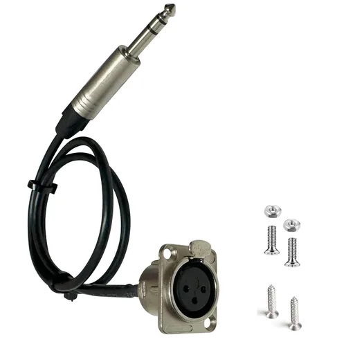 Miniatura 11 de DIYTECH Cable de paso XLR premium, sin soldadura, para caja de escenario, panel de conexiones, caja de piso, sin soldadura para instalaciones