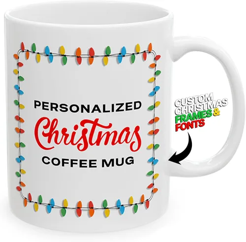 Miniatura 11 de Taza de café personalizada – Taza de cerámica personalizada con foto, texto o logotipo Taza de té personalizada con foto o mensaje Idea