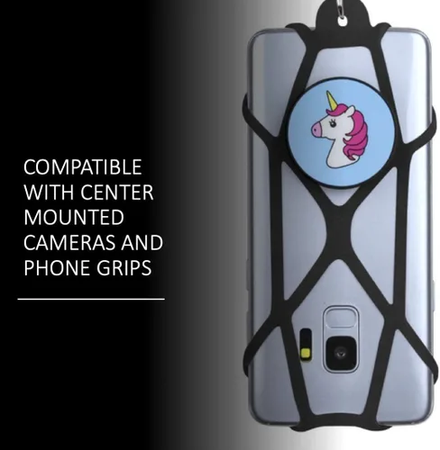 Miniatura 6 de Gear Beast Cordón para teléfono celular, funda de silicona para teléfono inteligente y correa para el cuello compatible con la mayoría de teléfonos