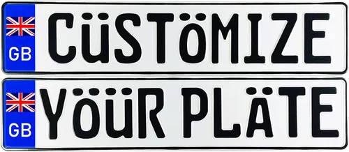 Placa personalizada de Gran Bretaña (Placa)