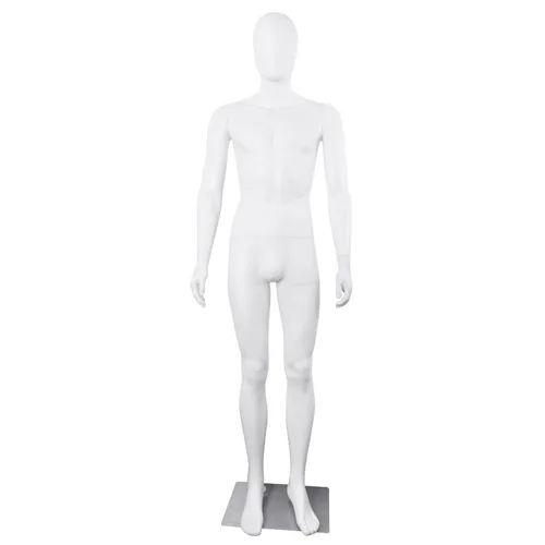 Miniatura 7 de Maniquí masculino de cuerpo completo, forma para vestir, maniquí sin cara, 73 pulgadas ajustables, modelo de vestido de cuerpo completo, maniquíes