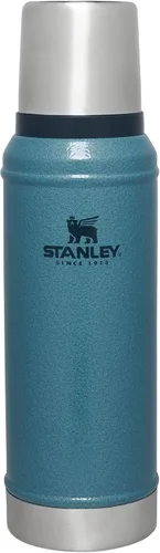 Stanley Botella clásica legendaria al vacío de 1 cuarto de galón, boca ancha con tapa de taza a prueba de fugas, mantiene las bebidas calientes o