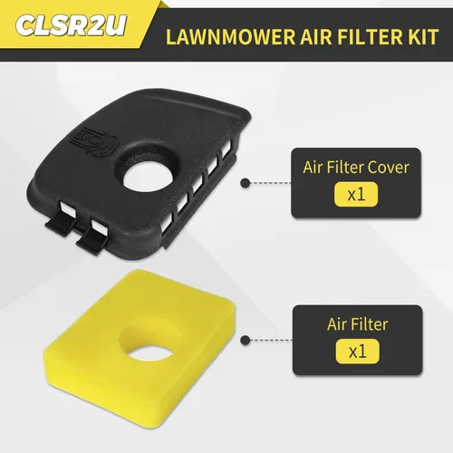 Miniatura 2 de Cubierta para limpiador de aire 595660 Filtro de aire 799579 Compatible con 590581 08P502 08P602 09P602 09P702 Series de motores MTD Troy Bilt AYP