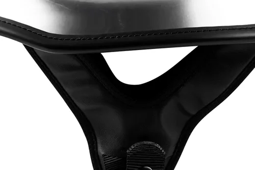 Miniatura 4 de Highway 21 Medio casco de 0.354 in para motocicleta, aprobado por DOT, protección de crucero ligero de perfil bajo, certificado FMVSS 218 (cromo, XS)