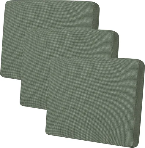 Miniatura 26 de Easy-Going - 4 Fundas de cojín elásticas para sofá seccional, izquierda/derecha, en forma de L, funda de asiento antideslizante, suave, flexible