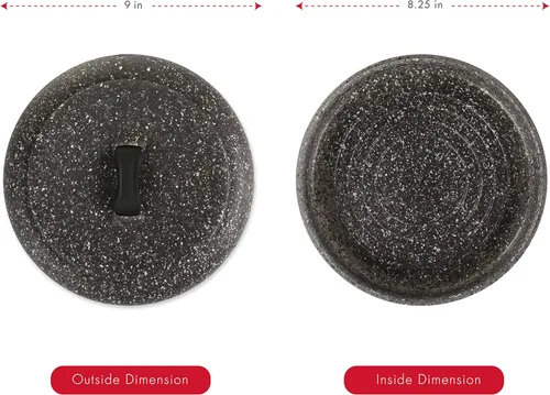 Miniatura 3 de Dexas calentador de tortillas, normal Patrón de granito