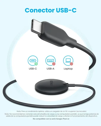 Miniatura 6 de Anker Zolo - Cargador inalámbrico magnético, certificado Qi2 de 15 W, almohadilla de carga inalámbrica compatible con MagSafe, para iPhone Negro