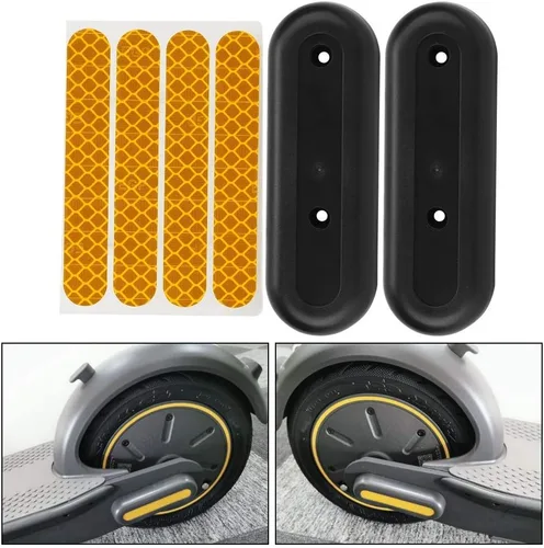 Miniatura 6 de Cubierta protectora para cubo de rueda y calcomanías reflectantes, carcasa protectora E-Scooter con adhesivo reflectante para G30