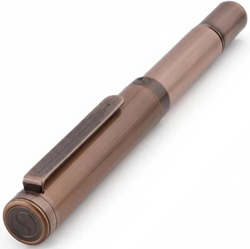 Miniatura 22 de Scriveiner Bolígrafo de Bola Negro EDC de Lujo, Impresionante Bolígrafo de Bola de Bolsillo con Acabado de Oro Real, Gran Regalo para Hombres