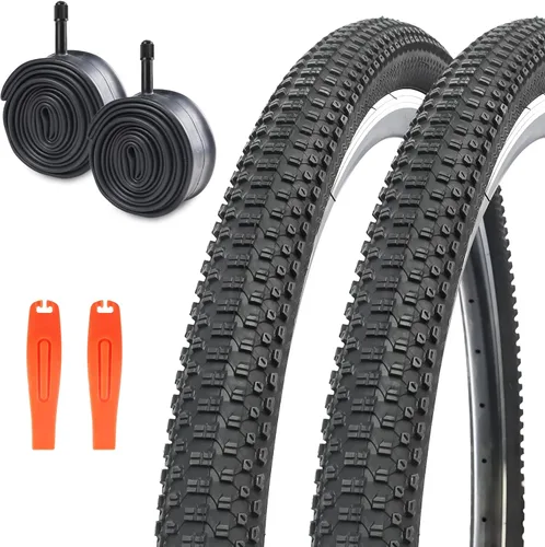 Miniatura 12 de WEEROCK MTB Bike Tire Two Pack 27.5/29 Inch Tire Folding Bead Replacement Tyre 27.5 x 1.95/29 x 2.1 Bicycle Tires with/Without Inner Tubes for 27.5