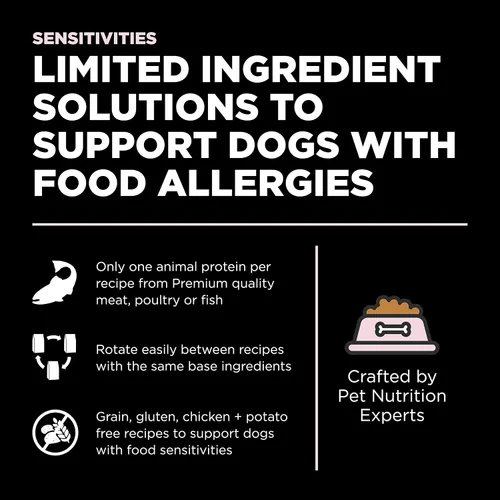 Miniatura 2 de Go! Solutions Sensitivities - Alimento seco para perros pequeños con ingredientes limitados, sin granos de salmón, croquetas pequeñas para razas