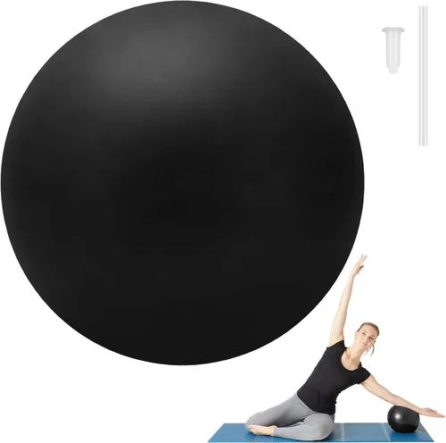 Pelota de pilates pequeña de 9 pulgadas, mini pelotas de yoga para gimnasio, yoga, entrenamiento de núcleo, fitness, entrenamiento, estabilidad,