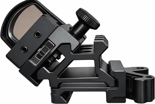 Miniatura 6 de 360 Tactical Picatinny de 1 pulgada de alto perfil de montaje elevador corto negro mate 8 ranuras para visores y ópticas (90 y 45 grados - montaje)