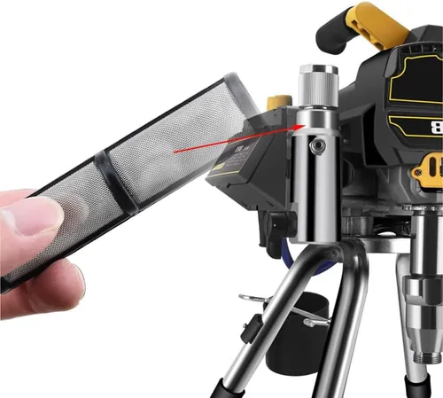 Miniatura 5 de Filtro pulverizador de pintura sin aire 390 395 490 495 595 colector de bomba 60 malla 12 piezas compatibles con 246384 para pulverizador de pintura