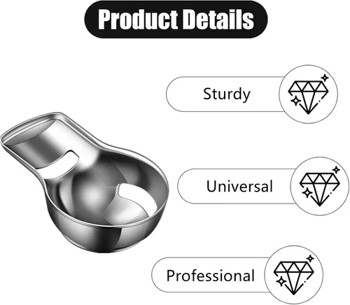 Miniatura 3 de Separador profesional de yema de huevo, filtro de acero inoxidable para cocina, 1 paquete Food Grade Stainless Steel,Kitchen Baking Gadgets，Easy