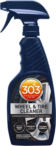 303 Products Limpiador de ruedas y neumáticos, limpia tanto ruedas como neumáticos de manera eficaz, resistente al polvo de los frenos, elimina el