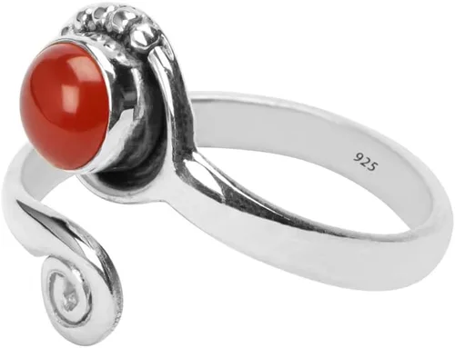 Miniatura 54 de Gemstone Stone Toe Ring 925 Sterling Silver Feet Body Jewellery Handame Toe Ring Gemstone Adjustable Toering For Girls Women Gift Jewellery