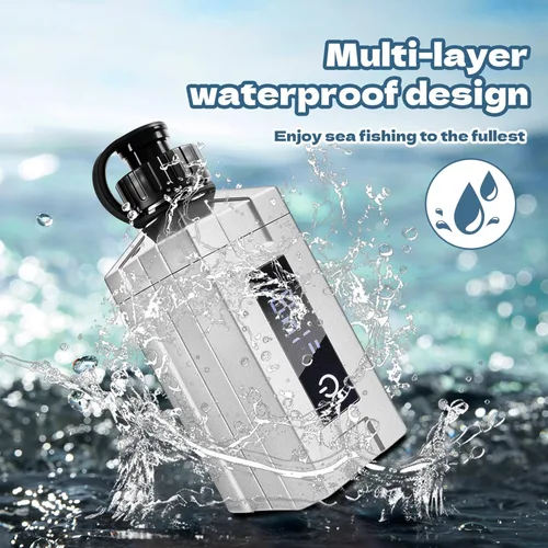 Miniatura 5 de Super Mini batería de carrete de pesca eléctrica. último modelo con pantalla LED digital. Compatible con carretes eléctricos Daiwa y Shimano.