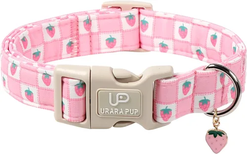 Miniatura 22 de Collar de perro de algodón de dinosaurio con hebilla de metal, collar de regalo para niñas o niños pequeños, medianos y grandes, lindos collares