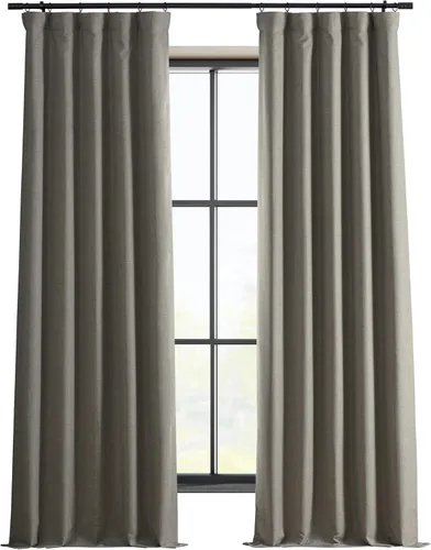 Miniatura 22 de HPD HALF PRICE DRAPES Cortinas opacas sólidas con aislamiento térmico para dormitorio, cortina de 84 pulgadas de largo (1 panel), cortinas opacas