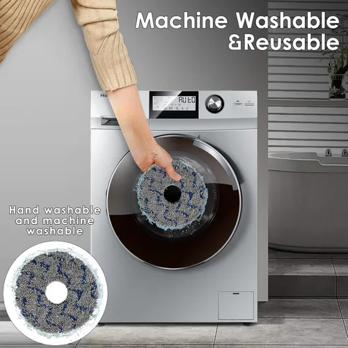 Miniatura 2 de Paquete de 10 almohadillas de trapeador T30S para ECOVACS DEEBOT T30S/T30S Combo/T30 Omni/X5 Pro Omni/N30 Omni/T30S AI/T50 Pro Omni/T50 Pro Max/ X2