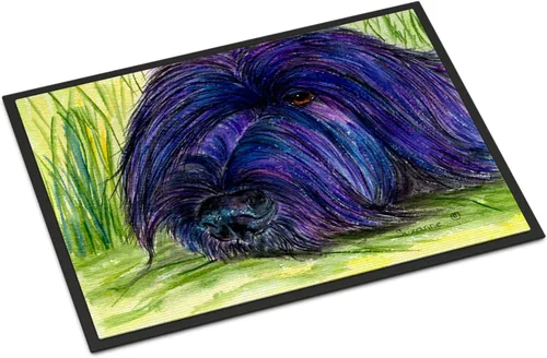 Miniatura 357 de Caroline's Treasures SS8220MAT - Felpudo afgano de 18 x 27 pulgadas, para interiores y exteriores, para entrada, antideslizante, lavable, de pelo