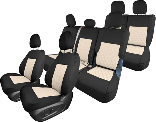Miniatura 15 de FH Group Fundas de asiento de automóvil de ajuste personalizado hechas específicamente para la base Ford Explorer 2020-2024, fundas de asiento
