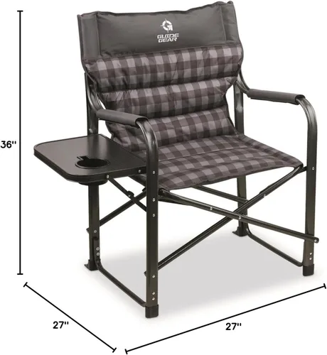 Miniatura 2 de Guide Gear XL Comfort - Silla de campamento acolchada para director; capacidad de 400 libras, para camping, pesca o junto a la playa y piscina